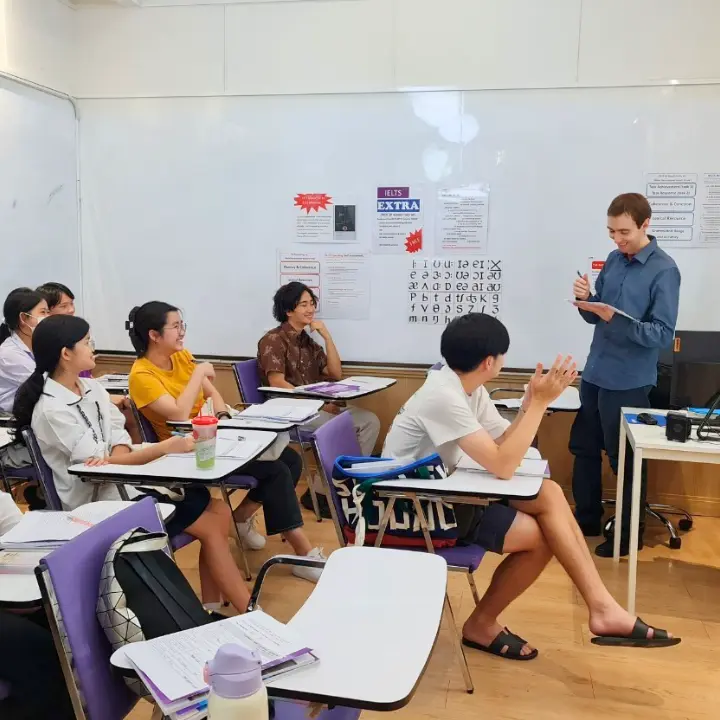 บรรยากาศการเรียนการสอนจริงในคลาส IELTS ของ Westminster