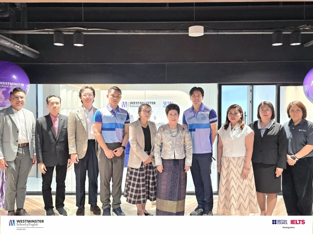 Westminster เปิดตัวสถาบันสอน IELTS ชั้นนำของประเทศไทย และศูนย์สอบมาตรฐานสากลแห่งใหม่ที่จังหวัดเชียงใหม่ Westminster พร้อมเปิดให้บริการแล้ววันนี้ ณ จังหวัดอุบลราชธานี ผู้ที่สนใจสามารถสอบถามรายละเอียดเพิ่มเติมเกี่ยวกับหลักสูตรและการสอบได้ที่ ชั้น 4 พันธุ์ทิพย์ ไลฟ์สโตร์ จังหวัดเชียงใหม่ โทร 094-648-3166 หรือแอดไลน์ @westchiangmai
