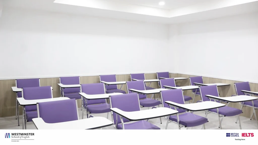 Westminster เปิดตัวสถาบันสอน IELTS ชั้นนำของประเทศไทย และศูนย์สอบมาตรฐานสากลแห่งใหม่ที่จังหวัดเชียงใหม่ Westminster พร้อมเปิดให้บริการแล้ววันนี้ ณ จังหวัดอุบลราชธานี ผู้ที่สนใจสามารถสอบถามรายละเอียดเพิ่มเติมเกี่ยวกับหลักสูตรและการสอบได้ที่ ชั้น 4 พันธุ์ทิพย์ ไลฟ์สโตร์ จังหวัดเชียงใหม่ โทร 094-648-3166 หรือแอดไลน์ @westchiangmai